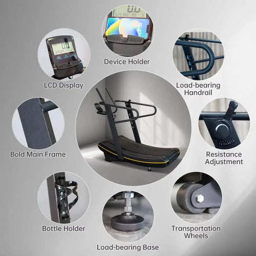 Cheernin Manual Curved Treadmill