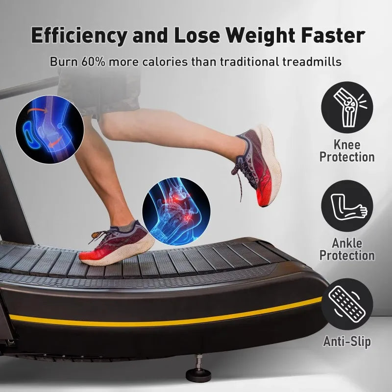 Cheernin Manual Curved Treadmill