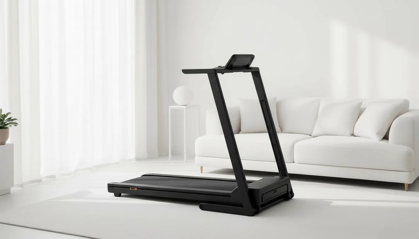 Treadmill in use